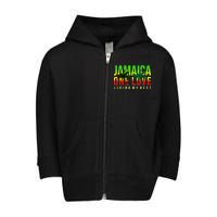 Jamaica One Love Toddler Zip Fleece Hoodie