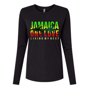 Jamaica One Love Womens Cotton Relaxed Long Sleeve T-Shirt