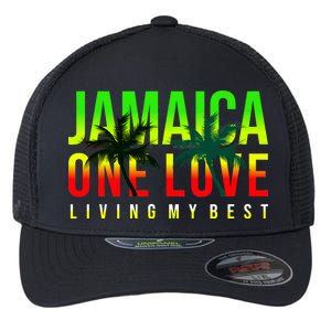 Jamaica One Love Flexfit Unipanel Trucker Cap