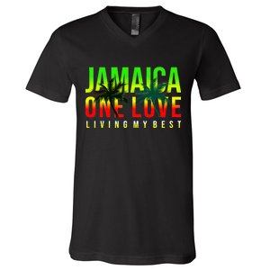 Jamaica One Love V-Neck T-Shirt