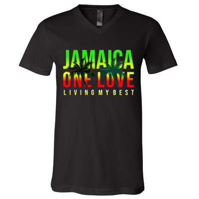 Jamaica One Love V-Neck T-Shirt