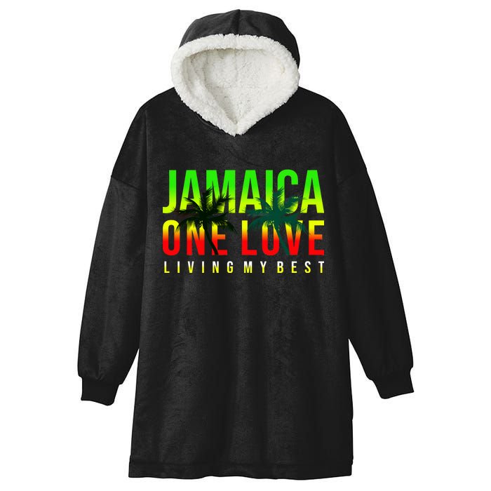 Jamaica One Love Hooded Wearable Blanket