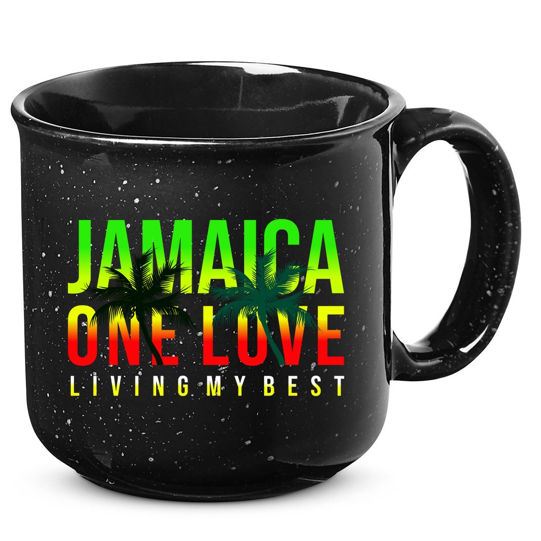 Jamaica One Love 15oz Campfire Ceramic Mug