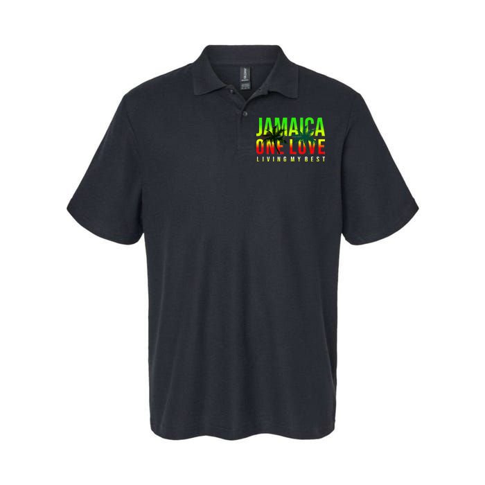 Jamaica One Love Softstyle Adult Sport Polo