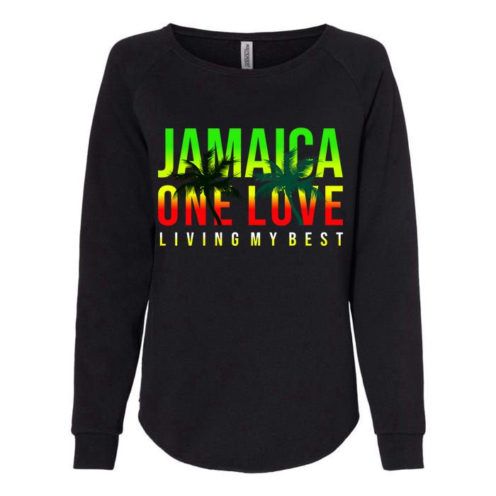 Jamaica One Love Womens California Wash Sweatshirt