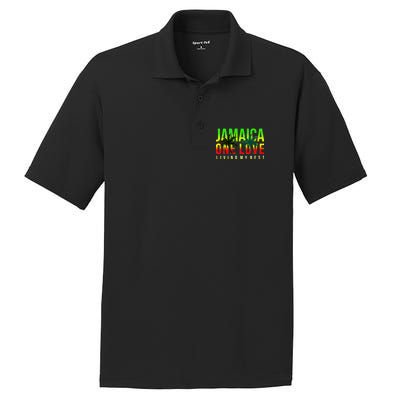 Jamaica One Love PosiCharge RacerMesh Polo