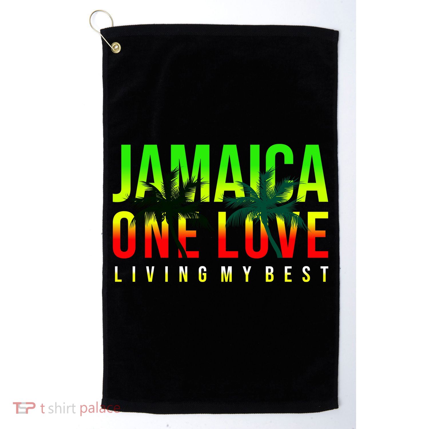 Jamaica One Love Golf Towel