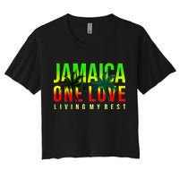 Jamaica One Love Women's Crop Top Tee