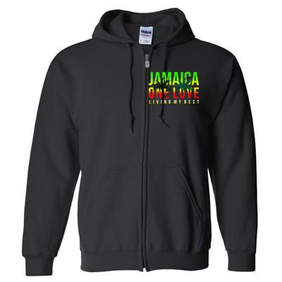 Jamaica One Love Full Zip Hoodie