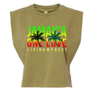 Jamaica One Love Garment-Dyed Women's Muscle Tee