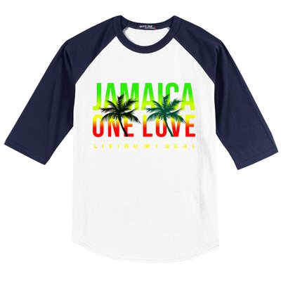 Jamaica One Love Baseball Sleeve Shirt