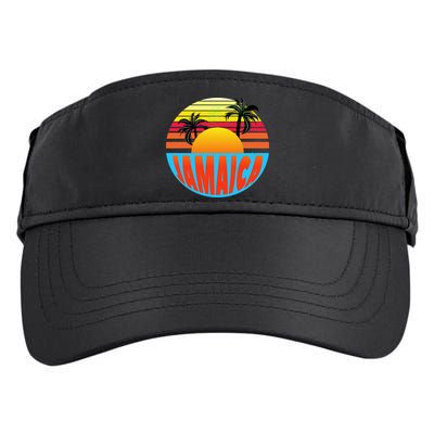 Jamaica Retro Circle Adult Drive Performance Visor