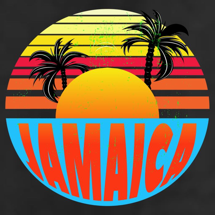 Jamaica Retro Circle Adult Drive Performance Visor