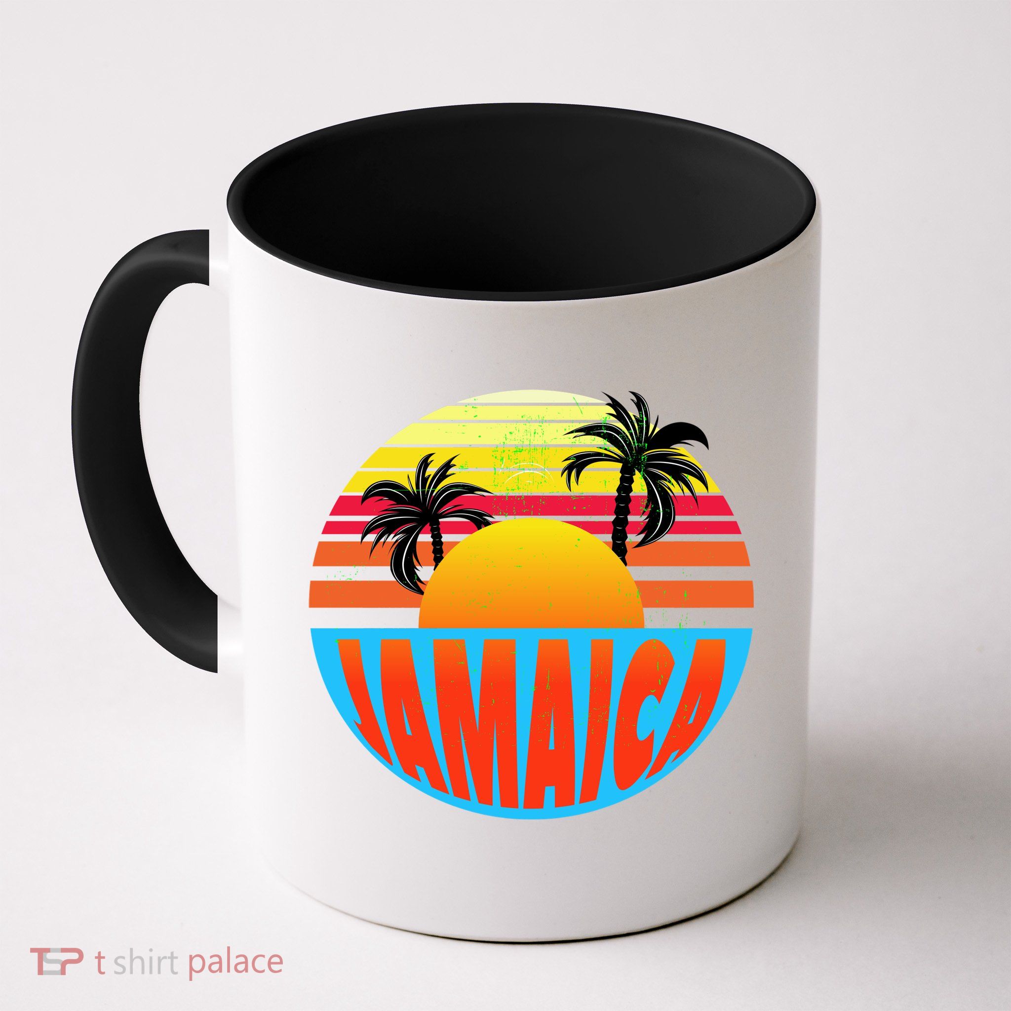 Jamaica Retro Circle Mug