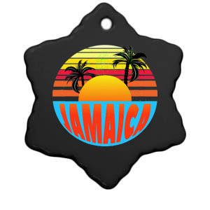 Jamaica Retro Circle Ceramic Star Ornament