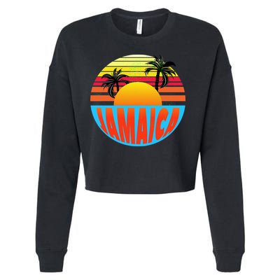 Jamaica Retro Circle Cropped Pullover Crew