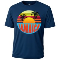 Jamaica Retro Circle Cooling Performance Crew T-Shirt