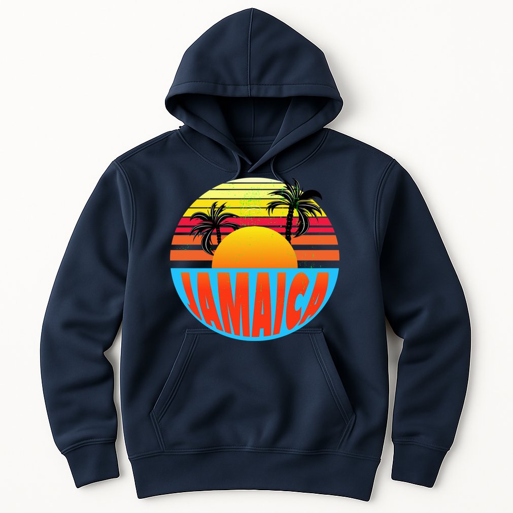 Jamaica Retro Circle Hoodie