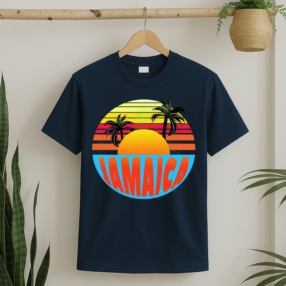 Jamaica Retro Circle T-Shirt