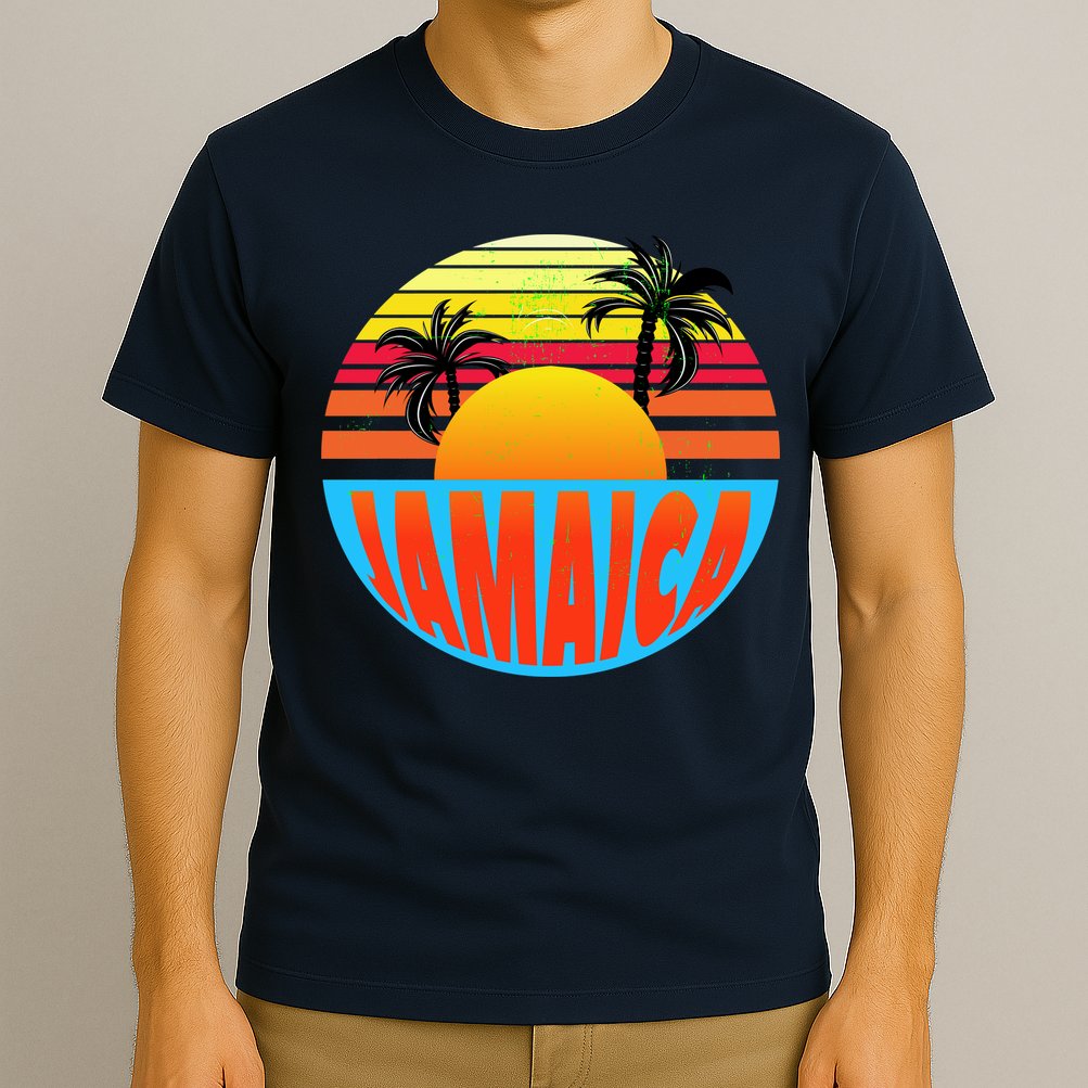 Jamaica Retro Circle T-Shirt