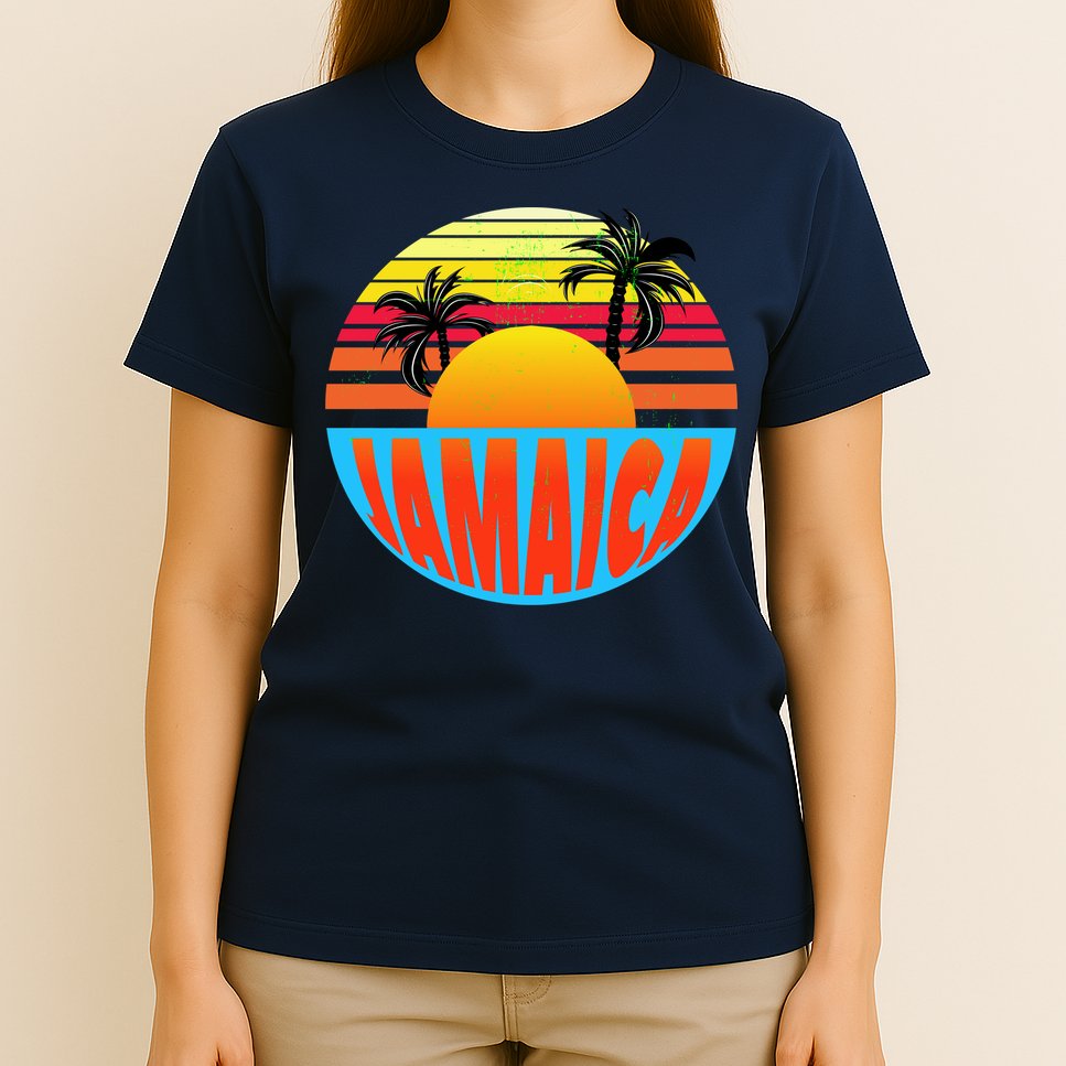 Jamaica Retro Circle T-Shirt