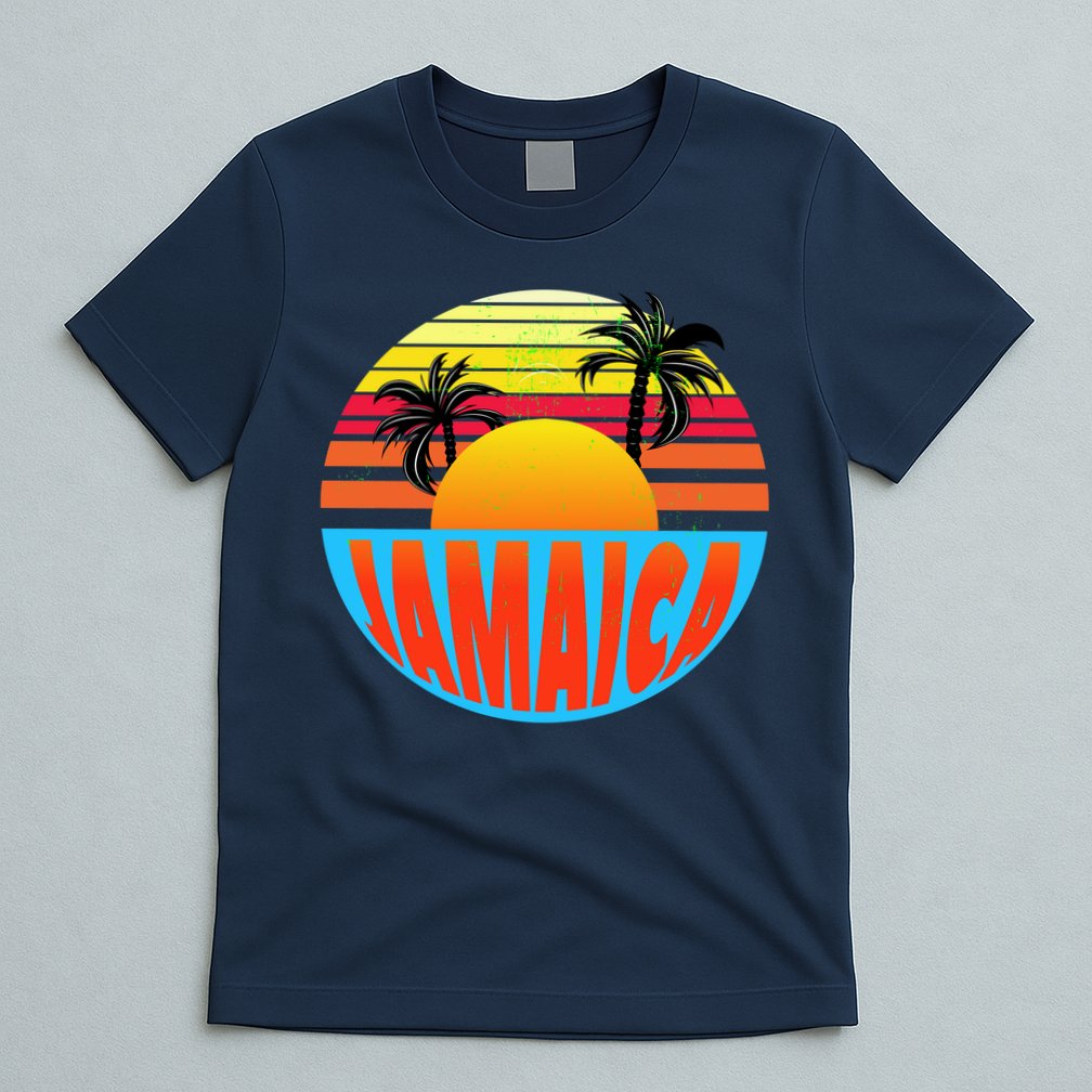 Jamaica Retro Circle T-Shirt