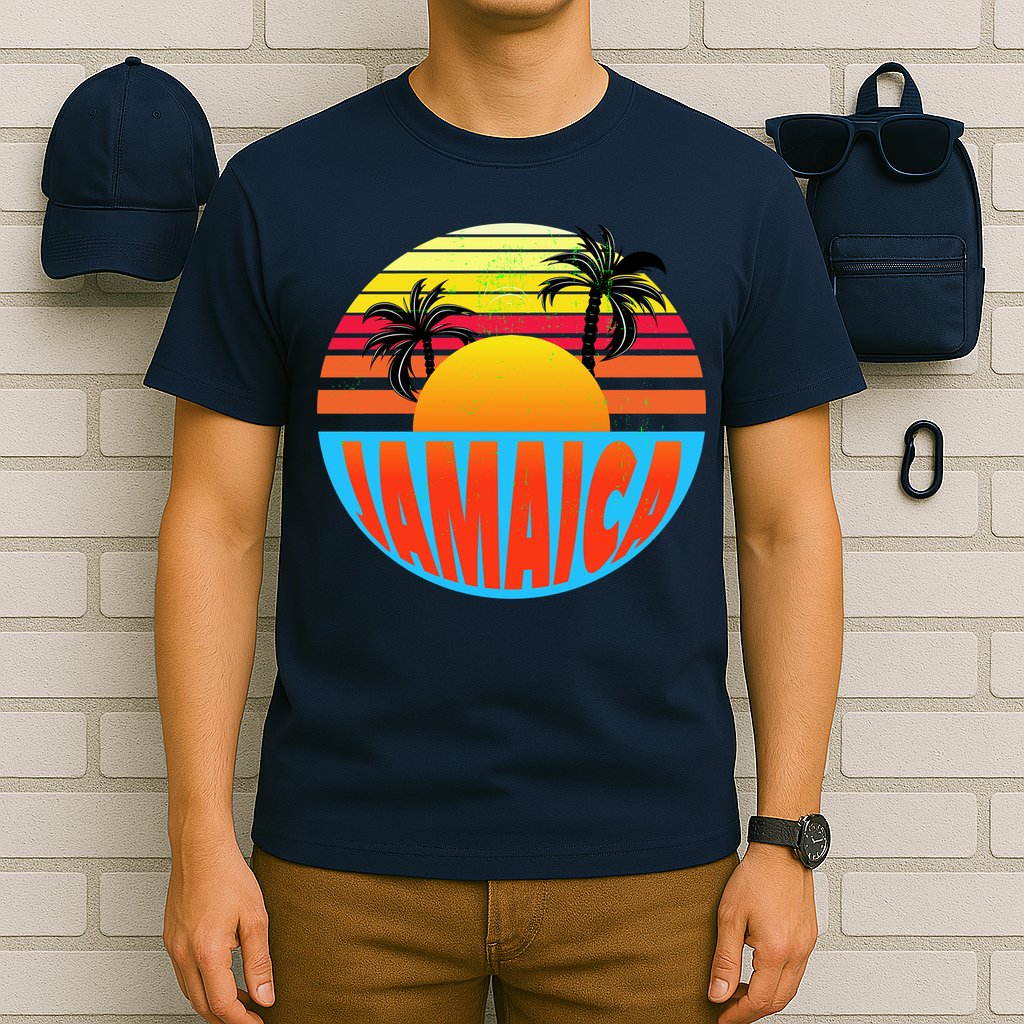 Jamaica Retro Circle T-Shirt