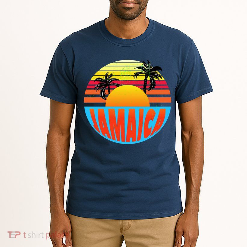 Jamaica Retro Circle Tall T-Shirt