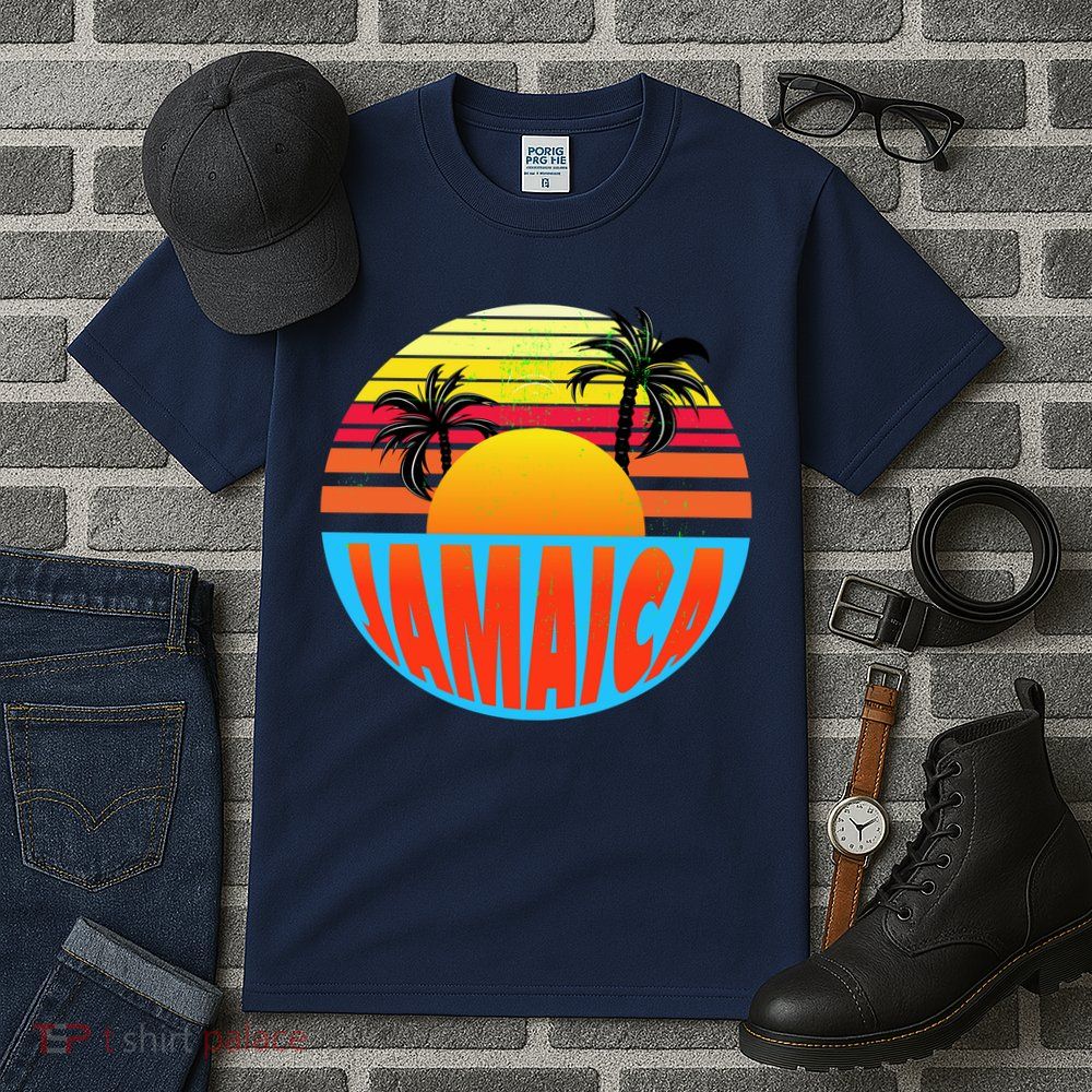 Jamaica Retro Circle Tall T-Shirt