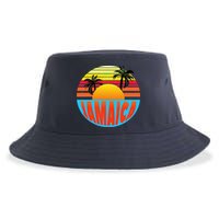 Jamaica Retro Circle Sustainable Bucket Hat