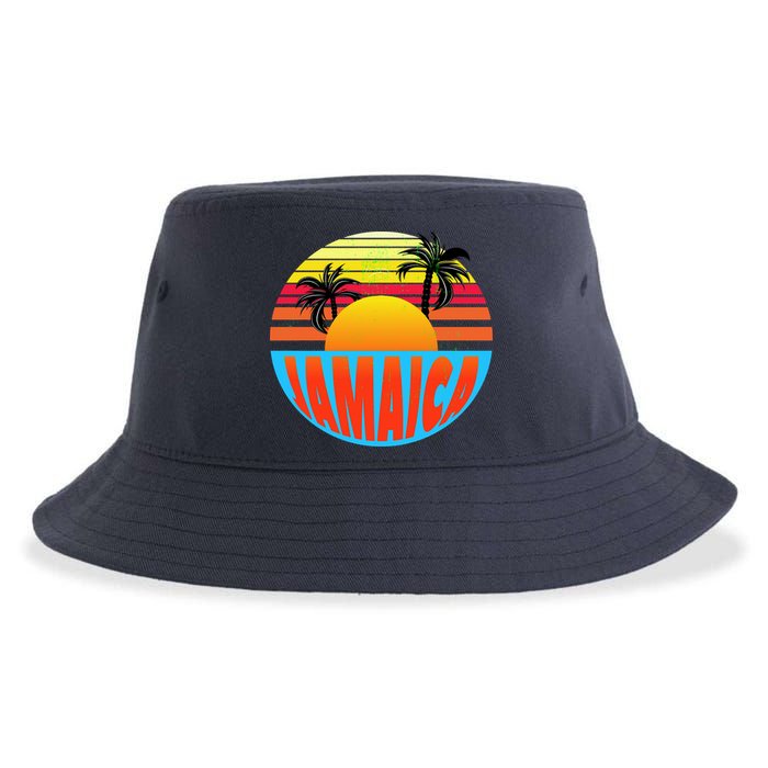 Jamaica Retro Circle Sustainable Bucket Hat