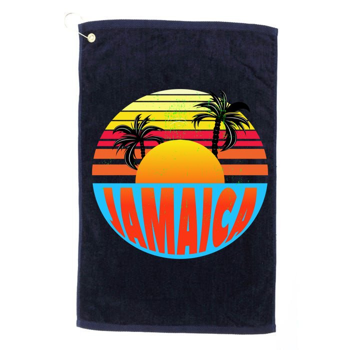 Jamaica Retro Circle Golf Towel