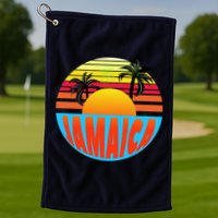 Jamaica Retro Circle Golf Towel