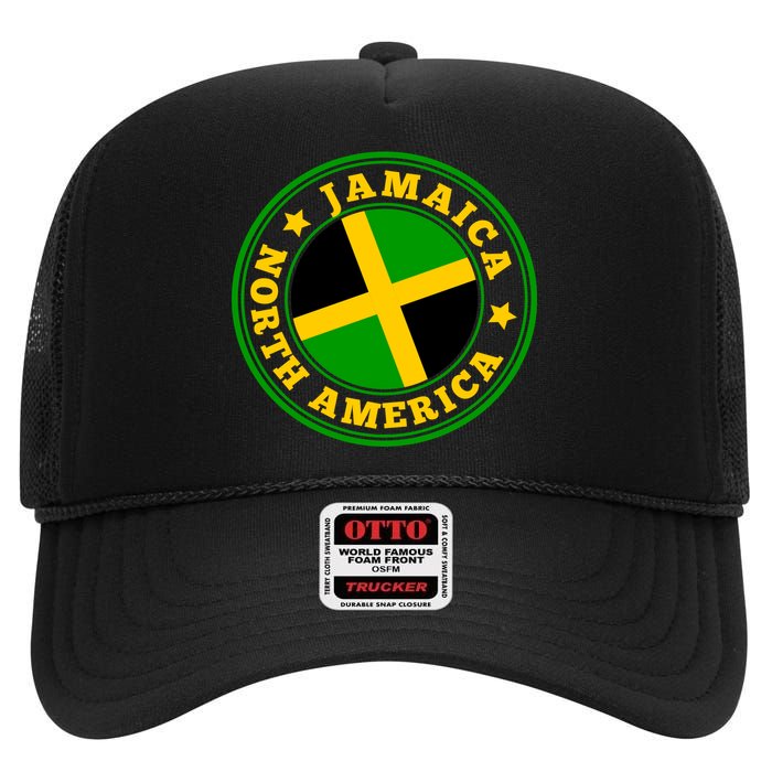 Jamaica Seal High Crown Mesh Back Trucker Hat