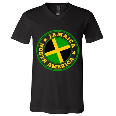 Jamaica Seal V-Neck T-Shirt