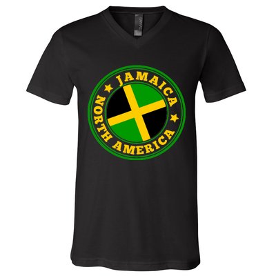 Jamaica Seal V-Neck T-Shirt