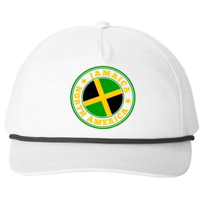 Jamaica Seal Snapback Five-Panel Rope Hat