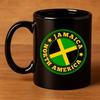 Jamaica Seal 11oz C Handle Ceramic Mug