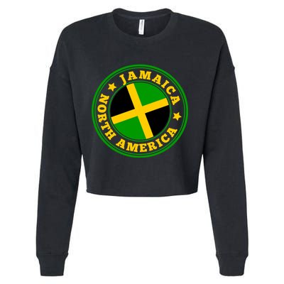 Jamaica Seal Cropped Pullover Crew