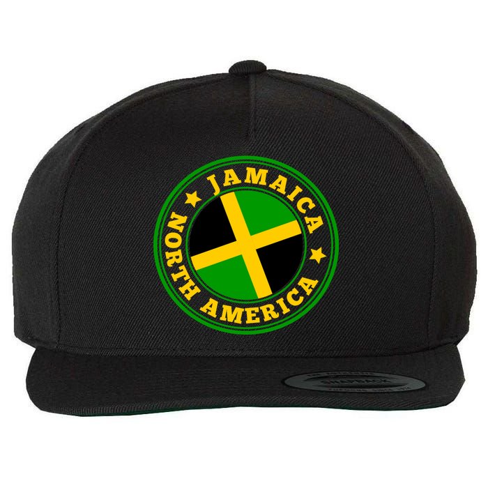 Jamaica Seal Wool Snapback Cap