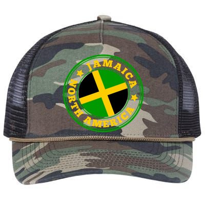 Jamaica Seal Retro Rope Trucker Hat Cap