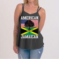 Jamaican American Flag Grown Roots Women's Strappy Tank