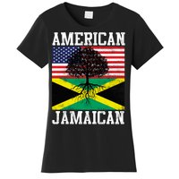 Jamaican American Flag Grown Roots Women's T-Shirt