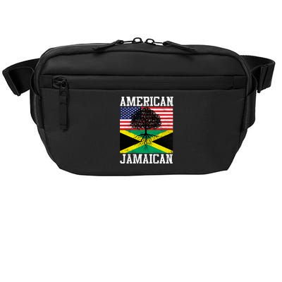 Jamaican American Flag Grown Roots Crossbody Pack