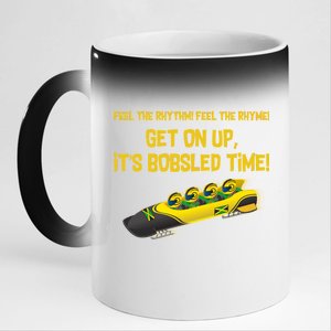 Jamaican Bobsled Team 11oz Black Color Changing Mug