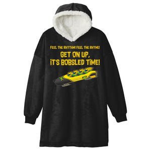 Jamaican Bobsled Team Hooded Wearable Blanket