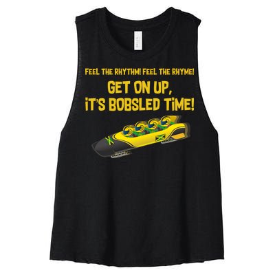 Jamaican Bobsled Team Women's Racerback Cropped Tank