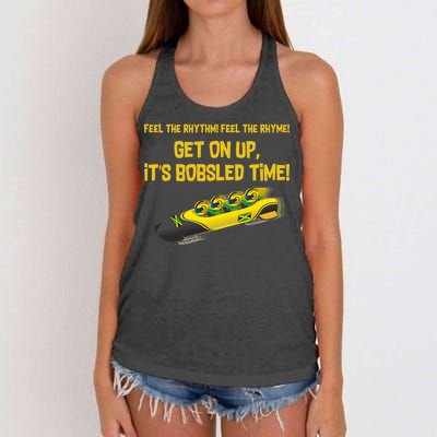 Jamaican Bobsled Team Women's Knotted Racerback Tank