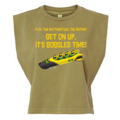 Jamaican Bobsled Team Garment-Dyed Women's Muscle Tee