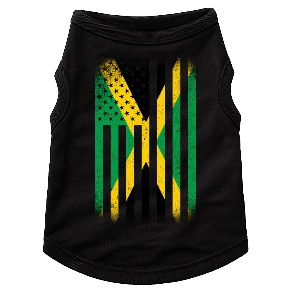 Jamaican Vintage Jamaica Flag Doggie Tank